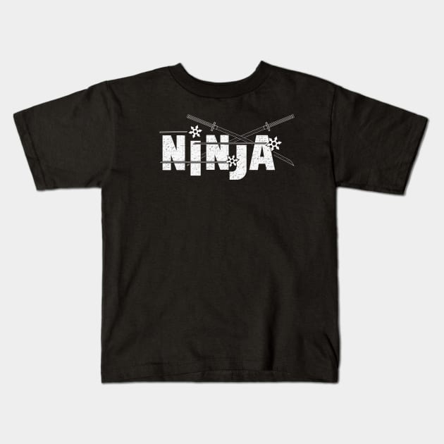 Ninja's katana. Kids T-Shirt by FunawayHit